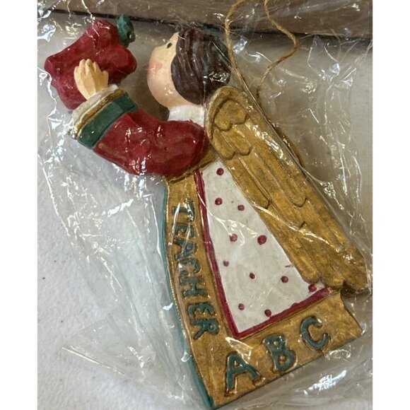 Potpourri Designs ABC Teacher Angel Ornament Multicolored (NEW IN PACKAGE) - Picture 2 of 9